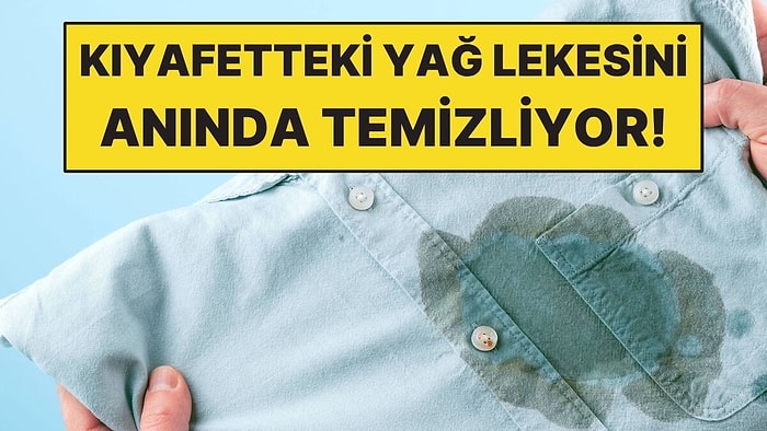 Kıyafetteki Yağ Lekesini Çıkarmanın En Basit Yolu