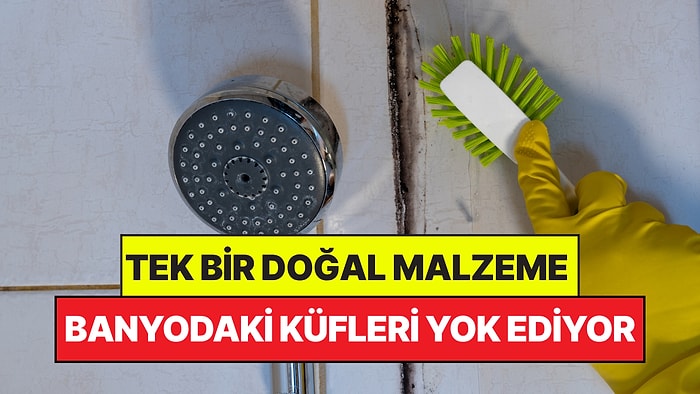Ne Çamaşır Suyu, Ne Deterjan: Tek Bir Malzeme Banyo Köşelerini Bembeyaz Yapıyor