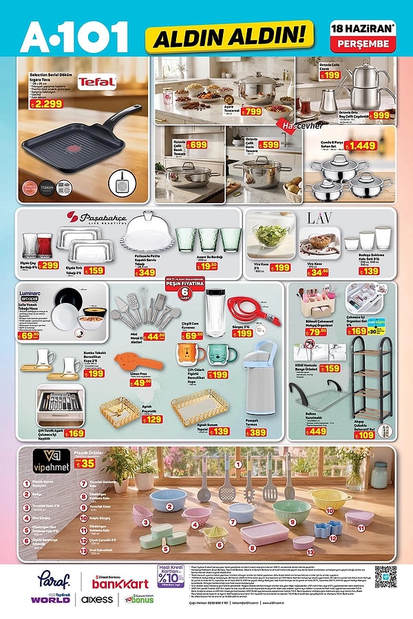 Tefal Selection Serisi Döküm Izgara Tava 2.299 TL