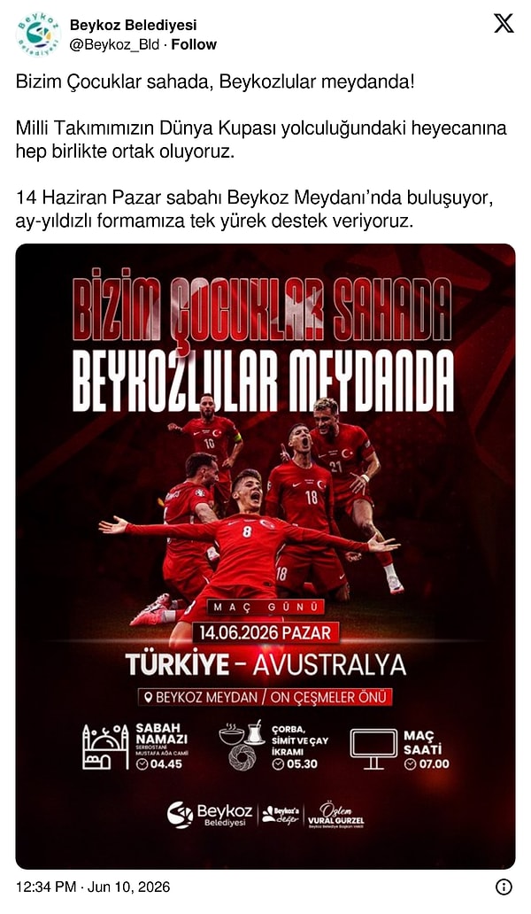 Beykoz Belediyesi 👇🏻