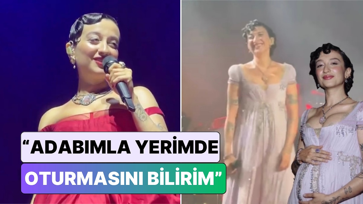 Melike Şahin "Hamile Olduğu İçin Şarkı Söyleyemiyor" Eleştirilerine Sahneden Yanıt Verdi!