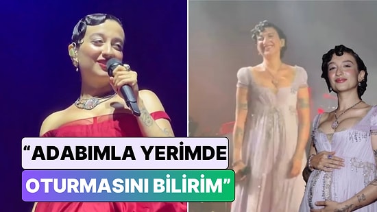 Melike Şahin "Hamile Olduğu İçin Şarkı Söyleyemiyor" Eleştirilerine Sahneden Yanıt Verdi!