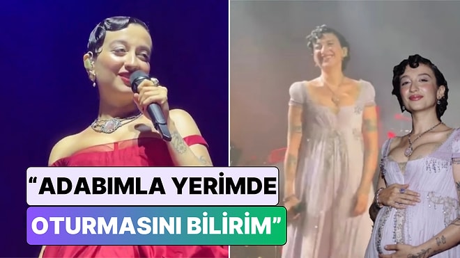 Melike Şahin "Hamile Olduğu İçin Şarkı Söyleyemiyor" Eleştirilerine Sahneden Yanıt Verdi!