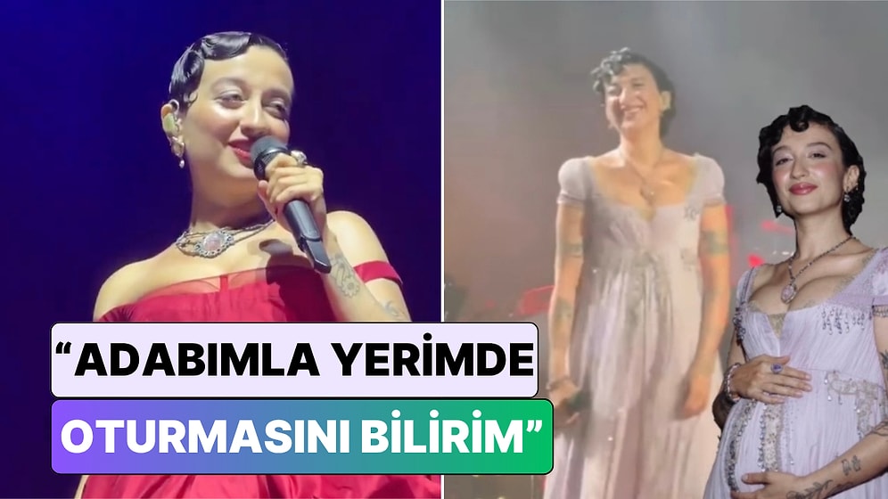 Melike Şahin "Hamile Olduğu İçin Şarkı Söyleyemiyor" Eleştirilerine Sahneden Yanıt Verdi!
