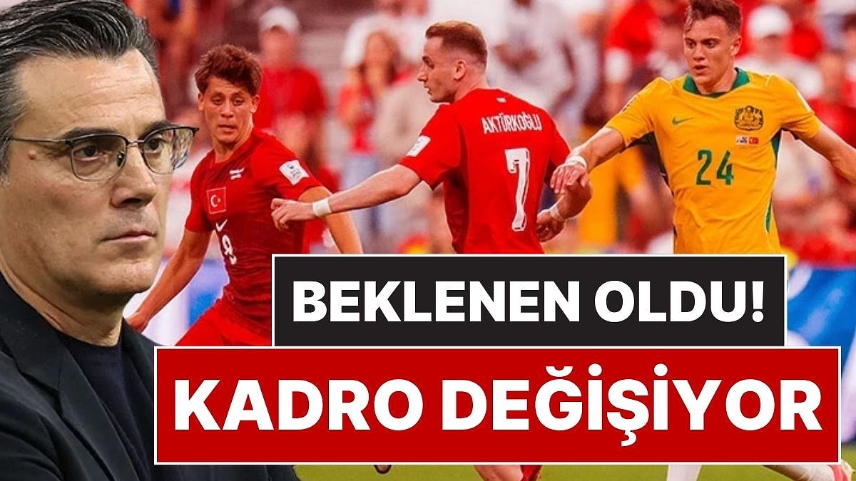 Milli Takım'da Kadro Kararı: Dünya Kupası’nda Avustralya Yenilgisinin Ardından Kadro Değişiyor!