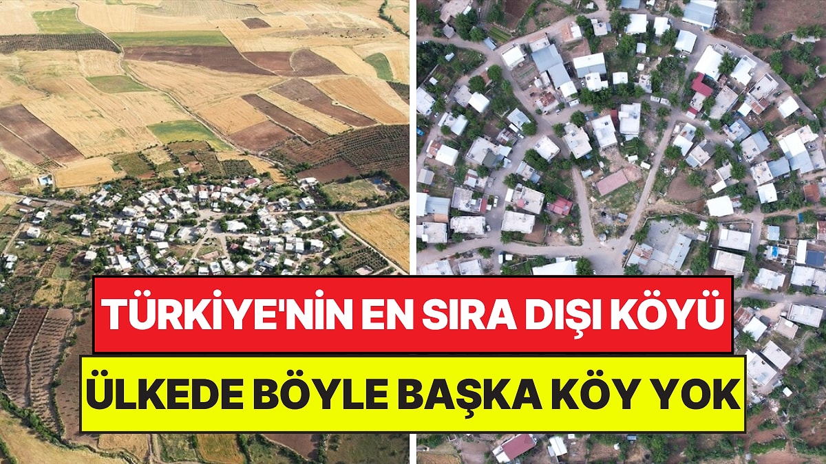 Türkiye'nin En Sıra Dışı Köyü: Heyelan Sonrası Yapıldı, Daire Şeklini Aldı