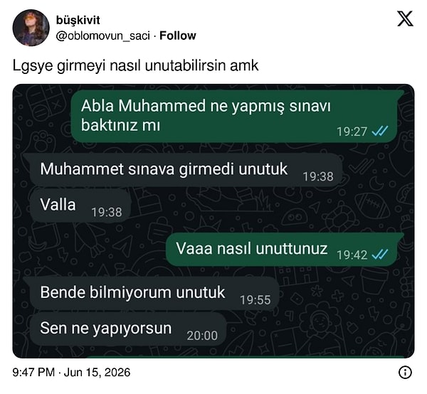 Olur öyle...