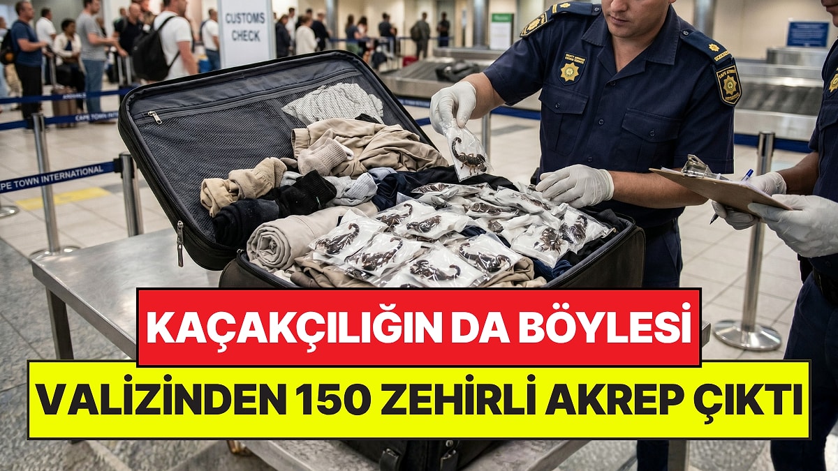 Valiz Değil Adeta Zehir Yuvası!