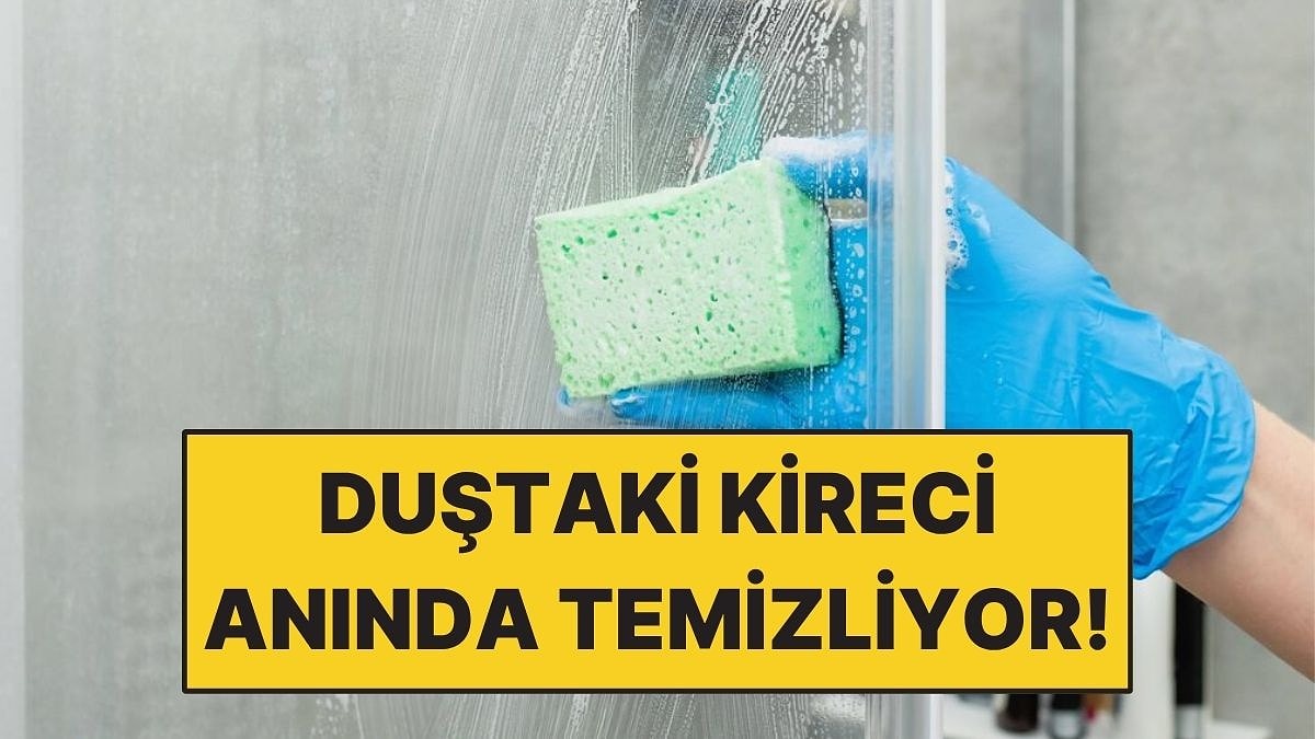 Duş Camındaki Kireci Saniyeler İçinde Yok Eden Mucize Yöntem
