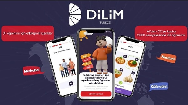 "Türkiye'nin Yabancı Dil Öğrenme Platformu (DİLİM)" tanıtıldı.