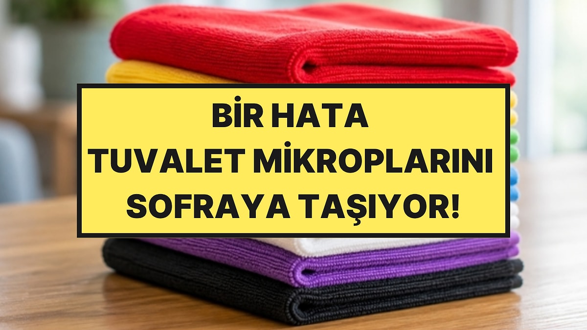 Temizlik Bezlerini Renklerine Göre Ayırmayanlar Yandı