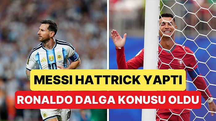 Messi'nin 3 Golünden Sonra Ronaldo'nun Performansı Sosyal Medyanın Diline Düştü