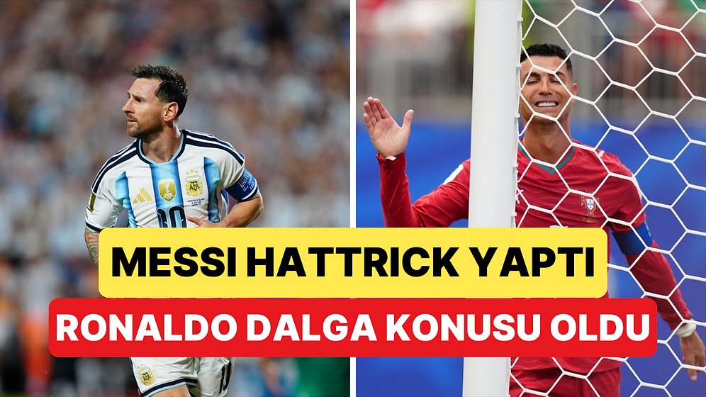 Messi'nin 3 Golünden Sonra Ronaldo'nun Performansı Sosyal Medyanın Diline Düştü