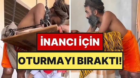 İnandığı Tanrıyı Görebilmek İçin 12 Yıldan Fazladır Ayakta Duran Hintlinin Son Hali Dünyayı Şaşırttı