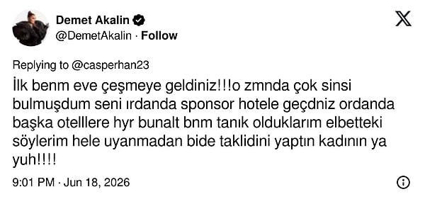 Nefise'ye cevap Demet Akalın'dan geldi.