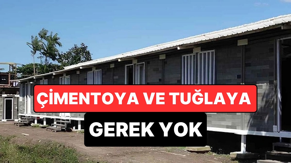 Çimentoya da Tuğlaya da Gerek Yok: Plastik Atıklardan 5 Günde Ev Kuruluyor