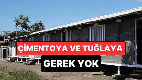Çimentoya da Tuğlaya da Gerek Yok: Plastik Atıklardan 5 Günde Ev Kuruluyor