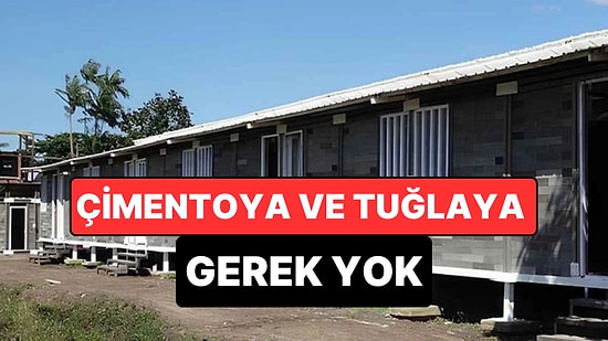 Çimentoya da Tuğlaya da Gerek Yok: Plastik Atıklardan 5 Günde Ev Kuruluyor
