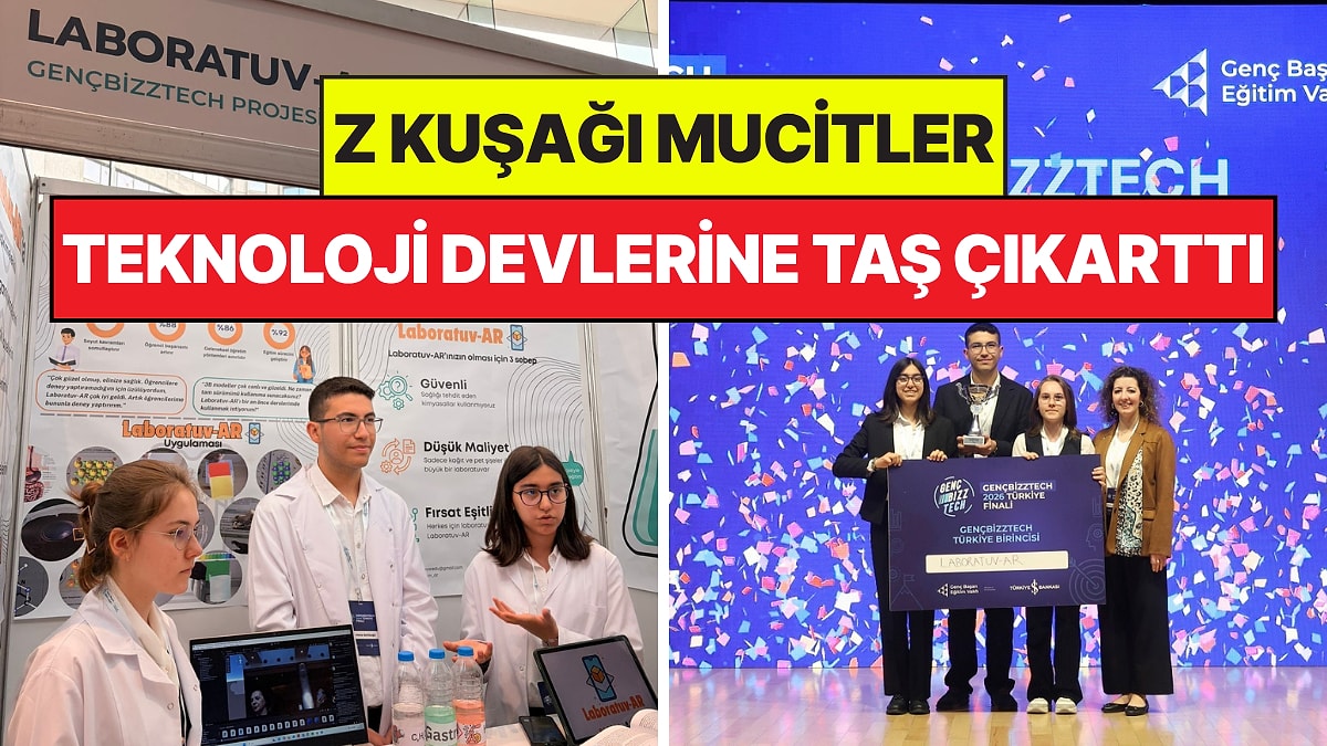 Liseliler Teknoloji Devlerine Taş Çıkarttı: GençBizzTech 2026’yı Kazanan Z Kuşağı Mucitler
