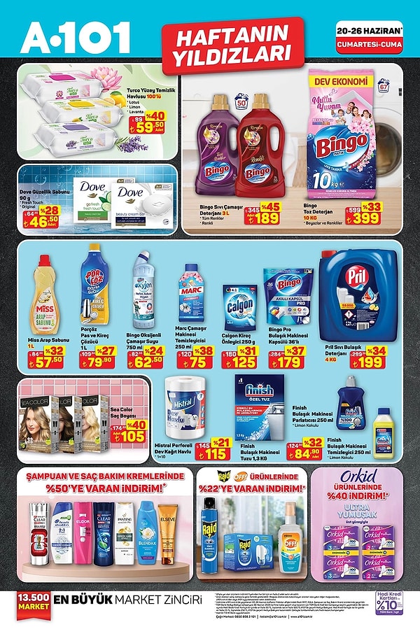 Turco Yüzey Temizlik Havlusu 100'lü 59,50 TL