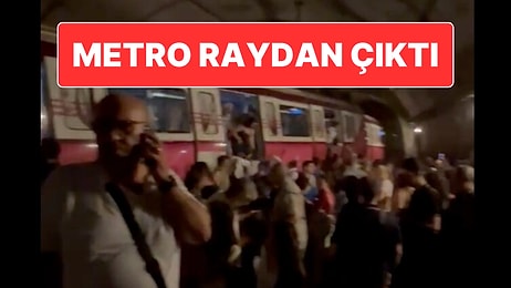 İstanbul’da Korku Dolu Anlar: Metro Bostancı’da Raydan Çıktı