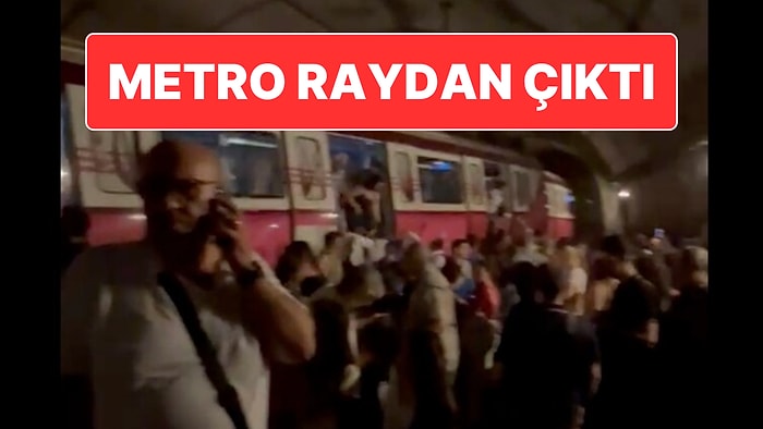 İstanbul’da Korku Dolu Anlar: Metro Bostancı’da Raydan Çıktı