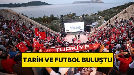 2 Bin Yıllık Antik Tiyatro'da Sabahın İlk Işıklarında Dünya Kupası İçin Bir Araya Geldiler