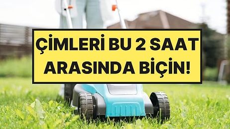 Bahçe Uzmanları Yazın Çimleri Biçmenin Altın Saatini Açıkladı