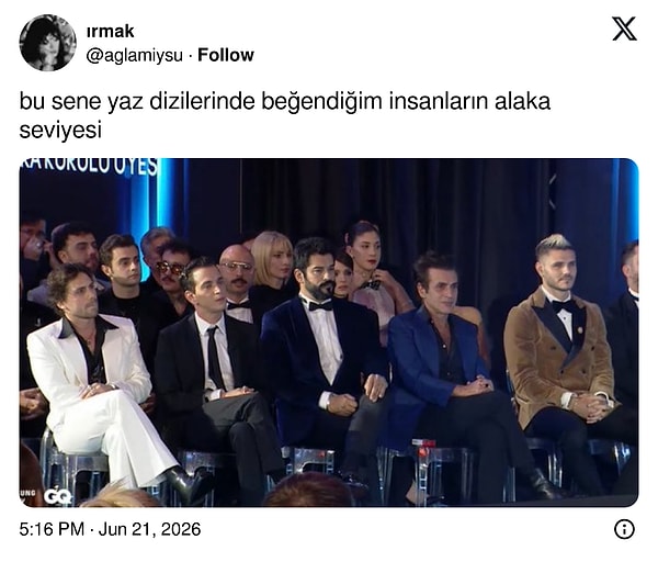 6. Gerçekten alakaları yok.