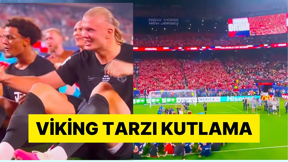 Norveç Milli Takımı Senegal Galibiyetini Taraftarla Kürek Çekerek Kutladı