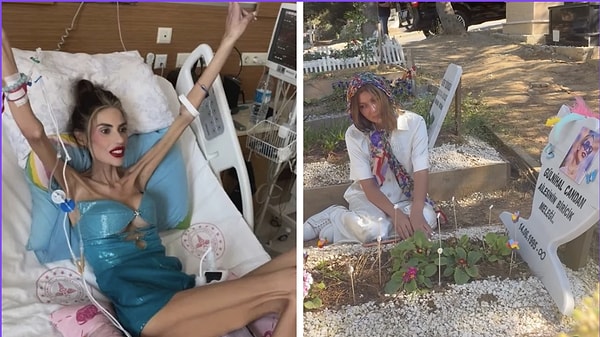 Bahar Candan Reacts to Nihal Candan Grave Footage