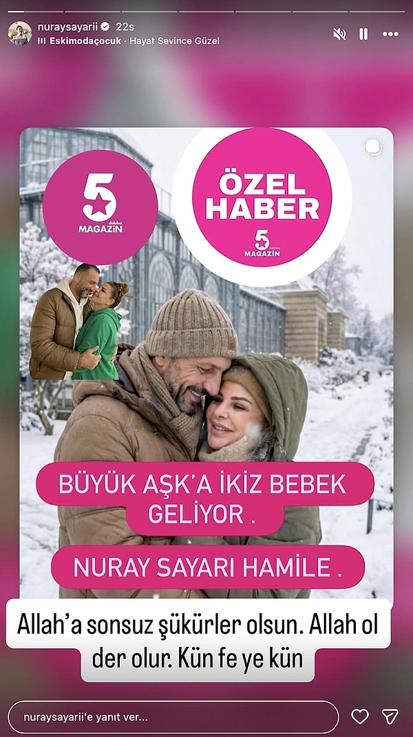 Last year, Nuray Sayari turned over a new leaf in her personal life, tying the knot with Ahmet Destan, a businessman based in Germany.