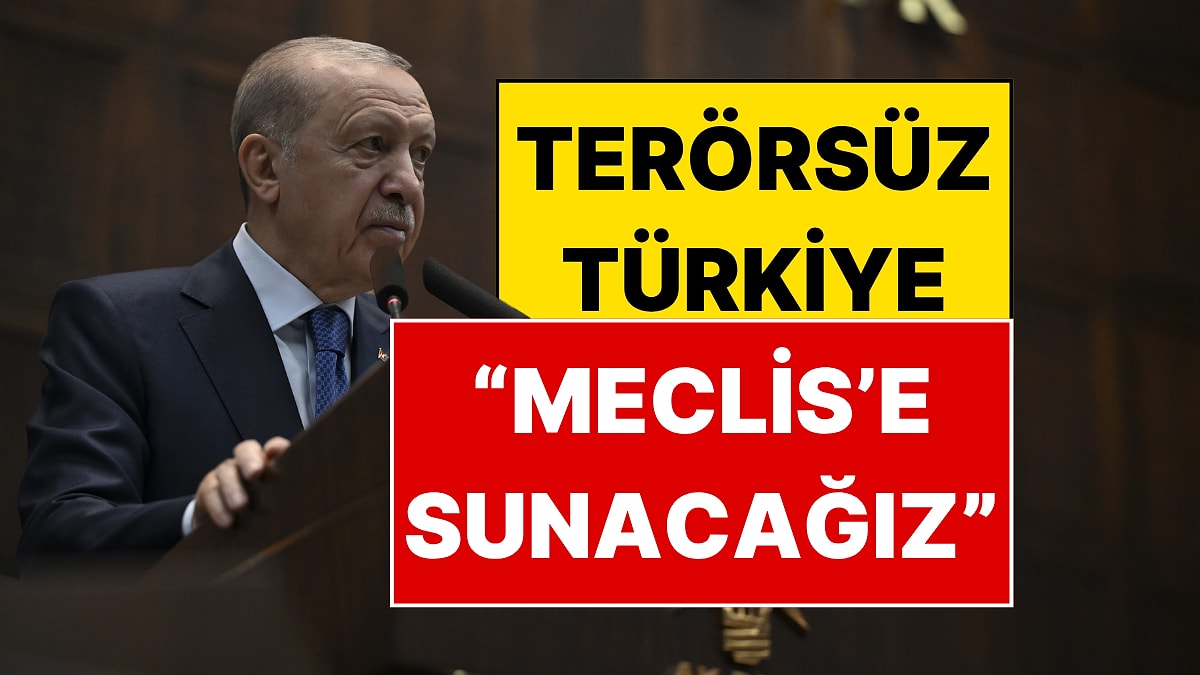 Cumhurbaşkanı Erdoğan Terörsüz Türkiye Sürecinin Son Durumunu Açıkladı