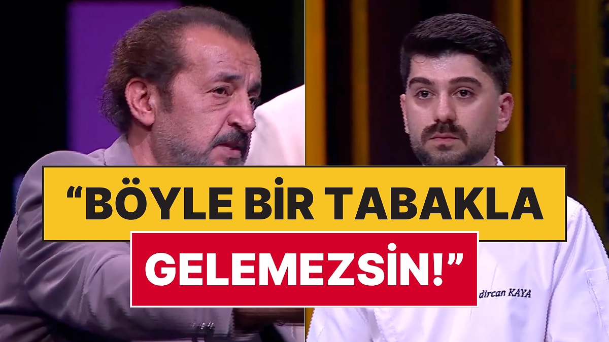 MasterChef'e Katılan Yarışmacının Tabağı Özensiz Tabağına Mehmet Şef Sert Çıktı