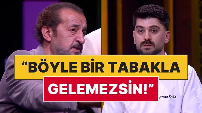 MasterChef'e Katılan Yarışmacının Özensiz Tabağına Mehmet Şef Sert Çıktı