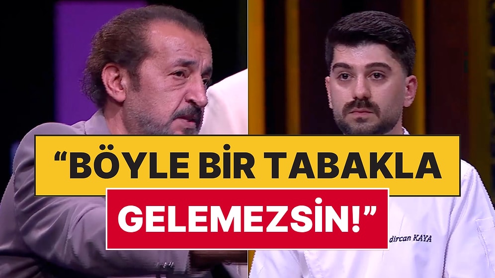 MasterChef'e Katılan Yarışmacının Özensiz Tabağına Mehmet Şef Sert Çıktı