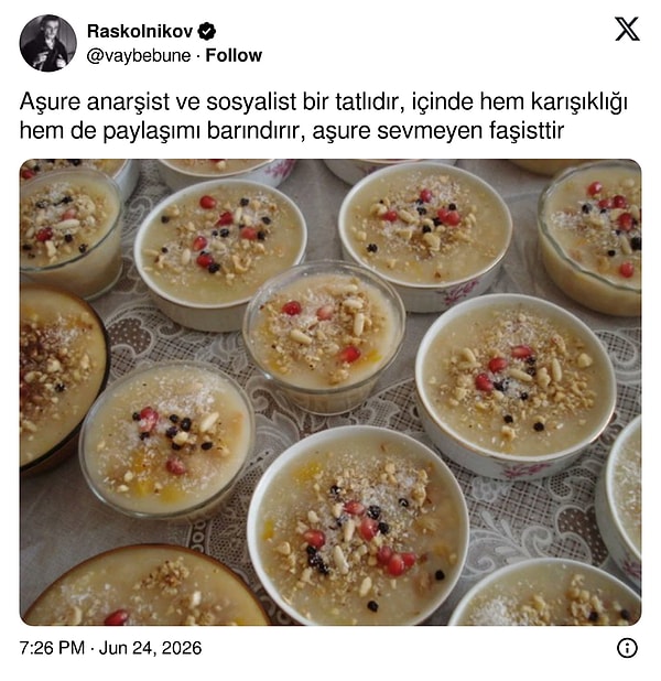 Aşure zamanının gelmesiyle 10/10 bir tespit yapıldı! 😂