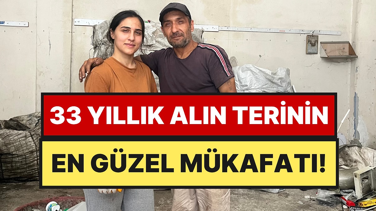 Kağıt Toplayarak Okuttuğu Kızı Üniversite Birincisi Oldu