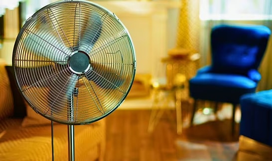Single Ingredient From Your Fridge Makes Your Fan Blow Ice-Cold Air, Say Experts
