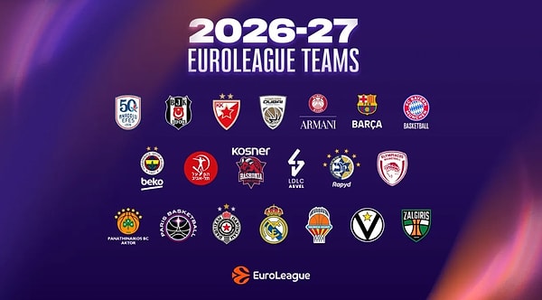 Böylece EuroLeague'de Türk takımı sayısı üçe yükseldi.