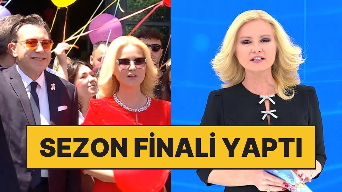 Koca Bir Sezon Daha Geride Kaldı: Müge Anlı ile Tatlı Sert Sezon Finali Yaptı