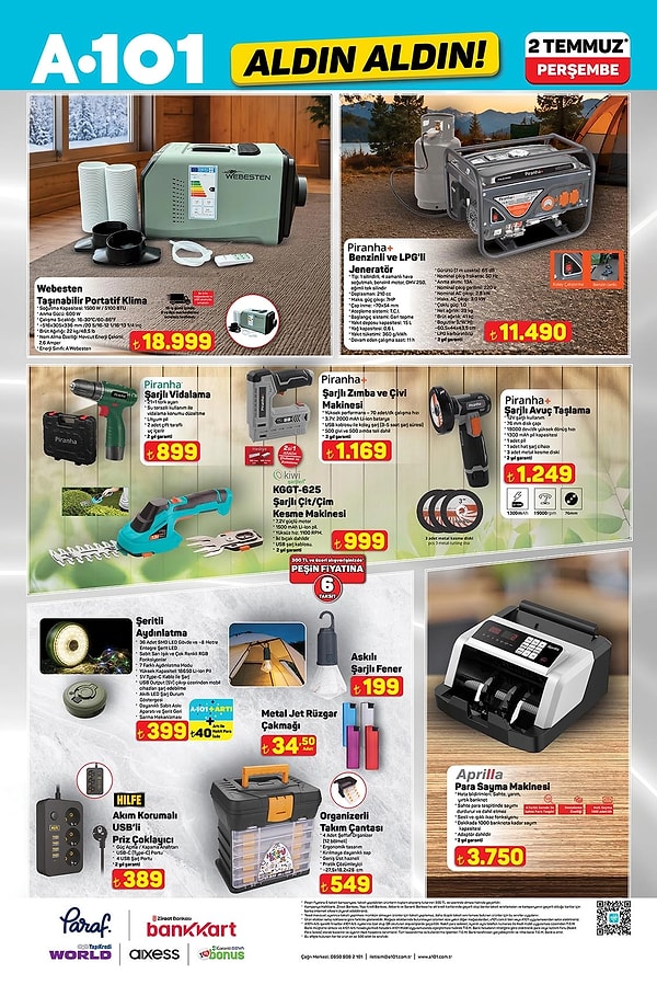 Piranha+ Benzinli ve LPG'li Jeneratör 11.490 TL