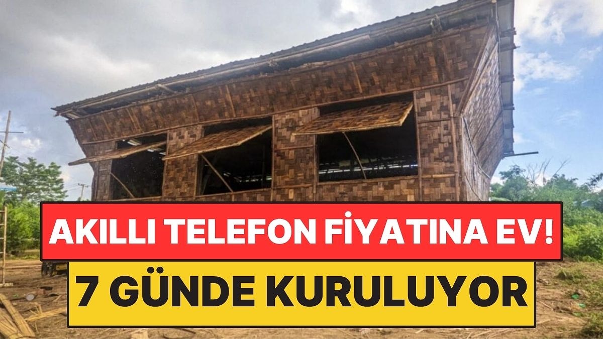 Akıllı Telefon Fiyatına Depreme Dayanıklı Ev Yaptılar! 7 Günde Hazır Oluyor