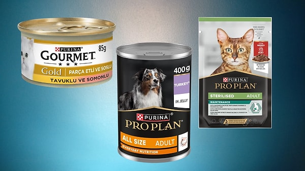 Evdeki patili dostlarımızın sağlığını destekleyen Pro Plan, Gourmet ve Felix mamalarda 3 al 2 öde!