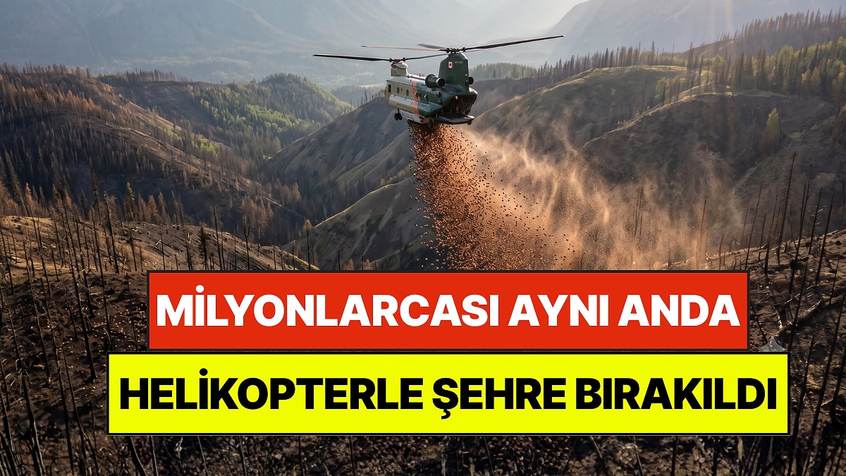 Milyonlarcasını Aynı Anda Helikopterle Şehre Bıraktılar: Ondan Hızlısı Yok