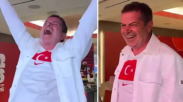 Cüneyt Özdemir "Zır deliyiz biz" diye paylaşmıştı videosunu.