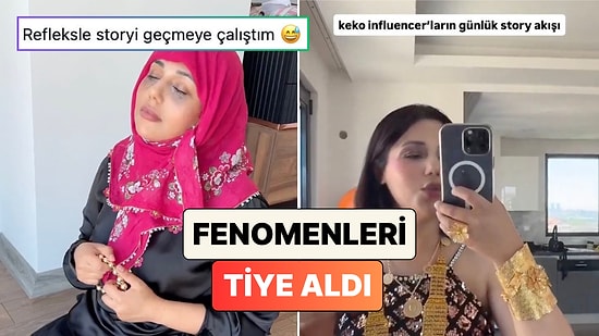 Deniz Hıracan'ın Lüks Paralar ve Altınlarla Dolu Keko Influencer Parodi Videosu Gerçeklerini Aratmadı