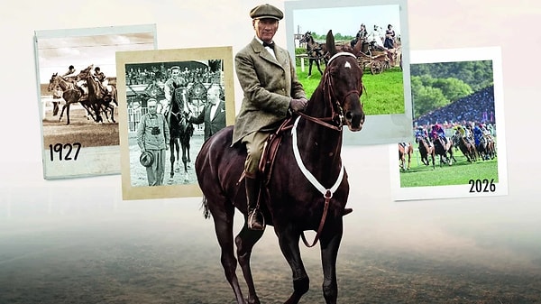 İlk koşuyu Atatürk ve İnönü birlikte izledi.