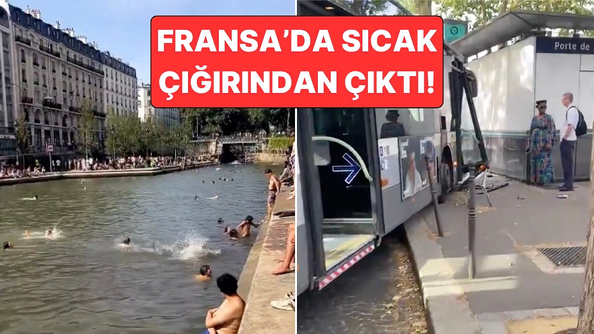 Avrupa'da Neden Klima Yok? Fransa'da Çığırından Çıkan Sıcaklar Yüzünden Bir Otobüs Şoförü Kaza Yaptı