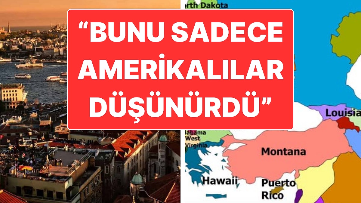 Amerikalılara Avrupa'yı Eyaletleri Üzerinden Gösteren Haritada Türkiye’nin Montana Yapılması Tepki Çekti